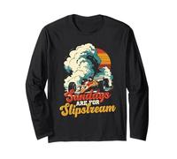 Car Racing Sundays are for Slipstream Long Sleeve T-Shirt