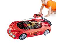 Car Racing Toy,with Light And Music Transparent Shell 360 Degree Rotating Games,Cool Race Car | for Thanksgiving Birthday Party Home Living Room Halloween Easter Garden Indoor Classroom School