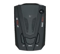 Car Radar Detector 16 Band 360 Auto Speed Alarm System Anti GPS Camera Laser Detector With Voice Alert(Black)