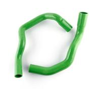 Car Radiator Coolant Hose Compatible with Jeep for Cherokee XJ 4.0L for Wagoneer 1984 1985 1986 1987 1988 1989 1990 Silicone Coolant Radiator Intercooler Hose Pipe Kit(Green)