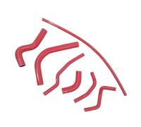 Car Radiator Coolant Hose Compatible with Suzuki for Samurai 1.3L 1990 1991 1992 1993 1994 1995 1986 1987 1988 1989 Silicone Radiator Heater Hoses Kit Radiator Coolant Pipe(Red)