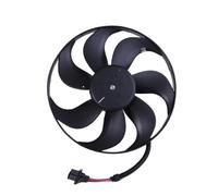 Car radiator cooling fan 345mm Left Big Radiator Cooling Fan Motor OEM 1J0959455F 6X0959455F/A Compatible With VW For Golf 1999-2006 2007 2008 2009 2010