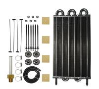 Car Radiator Engine Oil Cooler Universal Aluminum Remote Auto-Rear-Differential Cooling System Car With Condenser4 Row 6 Row 8 Row Radiator