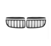 car Radiator Grilles Compatible With For 3 Series E90 E91 2005 2006 2007 2008 Car Front Bumper Grille Black Grille Car Front Radiator Grille Kidney Double Line(Matt black)