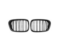 car Radiator Grilles Compatible With For 5 Series E39 525 528 1999 2000 2001 2002 2003 Car Front Bumper Hood Kidney Racing Grill Dual Slat Grilles Replacement(Carbon Fiber)