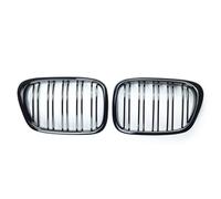 car Radiator Grilles Compatible With For 5 Series E39 525 528 1999 2000 2001 2002 2003 Gloss Black Grille Car Front Hood Grill Kidney Grilles Racing Grill