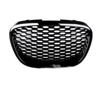 car Radiator Grilles Compatible With Seat For Leon For MK2 1P For Altea 2004 2005 2006 2007 2008 2009 Front Bumper Grill Hood Mesh Front Honeycomb Grill(Glossy Black)