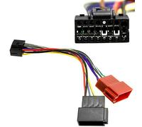 Car Radio Adapter 16cm Cable 16 Pin Male to 16 Pin DIN ISO Standard Socket for Kenwood KDC