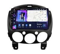 Car Radio Android 12 For Mazda 2 2007-2014 9 Inch Touch Screen With Wireless CarPlay Android Auto Support DAB BT Mirror Link RDS DSP GPS Navigation HiFi Backup Camera SWC(300S 3+32G)