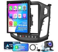 Car Radio Android 13 GPS Navigation Stereo for Ford Focus 2012-2018, Support Wireless Carplay Android Auto, 9.7" Touch Screen Head Unit, Bluetooth FM, Backup Camera
