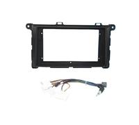 Car Radio Android Frame 9 Inch 2DIN Stereo Panel Player Fascias Harness For TOYOTA For SIENNA 2011-2015 RESPUNEKBAH(Frame Cable A)