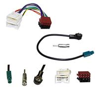 Car radio antenna adapter cable DIN ISO set