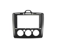 Car Radio Bezel Double DIN 9" Android Car Stereo Dash Kit For For Focus MK2 MK3 For S-MAX 2004-2014 Radio Mount Panel(Black MT AC)
