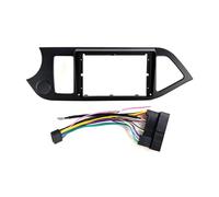 Car Radio Bezel Double DIN 9 Inch For KIA For Morning 2011-2017 Android Car Radio Frame GPS Navigation Audio Head Unit Mount Panel Auto Fascia Fitting Kit