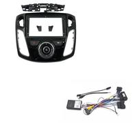 Car Radio Bezel Double DIN For For Focus 2012-2019 9 Inch Stereo Dvd Player Dashboard Kit Face Plate INCH Car Radio Fascia(A-frame cord canbus)