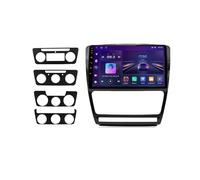 Car Radio Bezel Double DIN For Skoda For Octavia 2 For A5 2008-2013 Wireless CarPlay Android Auto Radio Car Intelligent Systems RDS BT DSP Din Autoradio(V1 Pro C (2GB 32GB))