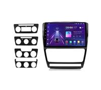 Car Radio Bezel Double DIN For Skoda For Octavia 2 For A5 2008-2013 Wireless CarPlay Android Auto Radio Car Intelligent Systems RDS BT DSP Din Autoradio(V1 Plus (8GB 256GB))