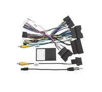 Car Radio Cable CANBus Adapter Android Head Unit Power Wiring Harness Socket Connector CAN Bus Decoder Compatible For Ford Mustang Edge