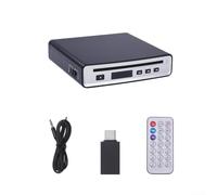Car Radio CD Player External USB Port AUX Input FM Modulator - Compact Discman Style Rechargeable Ready Noise Reduction Steering Wheel Remote 16cm