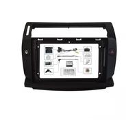 CAR Radio Dash Frame For Citroen For C4 C-Triomphe C-Quatre 2004-2014 DVD 9"Car Fascia Radio Panel DVD Panel Dash Kit Car Radio Fascia Panel(Frame-black-canbus-B)