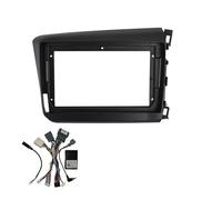 CAR Radio Dash Frame For Civic 9 FB FK FD LHD 2011-2015 Double Din 9'' Car GPS DVD Video Player Dash Kit Car Radio Fascia Panel