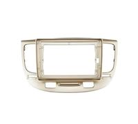 CAR Radio Dash Frame For Kia For Rio2 For Rio 2 2005 06 07 08 09 10 2011 Dashboard Refitting Stereo 9 Inch Car Fascia Panel Trim Kit Car Radio Fascia Panel(Frame-beige)