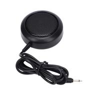Car Radio External Speaker, 1W 3.5mm Plug Ham CB Mobile Transceiver | ABS build 1W output 3.5mm plug round design adhesive mount space saving high compatibility CB radio ham radio mobile