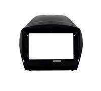 Car Radio Fascia 9/10.1"Car Fascia Radio Panel DVD Dash Kit Install Adapter Console Frame Bezel Trim For HYUNDAI For TUCSON For IX35 2010-15(9 inch frame)