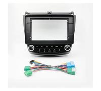 Car Radio Fascia 9/10.1 Inch For Accord 7 7TH 2003-2007 Adapter Android Dash Fitting Panel Kit Car Radio DVD Player Fascias Frame(Frame cable 10INCH)