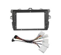Car Radio Fascia 9 Inch Car Fascia Radio Android MP5 Player Casing Frame 2 Din Head Unit Stereo Dashboard Cover Trim For Toyota For Corolla 2006-2012 Radio Bezel