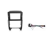 Car Radio Fascia Android MP5 Player Panel Casing Frame 2Din Head Unit Stereo Dash Cover For Kia For Sorento 2009-2012 POMPOMPUR(Frame Cable)