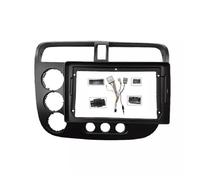 Car Radio Fascia For CIVIC 2000-2006 9 Inch 2 Din Android MP5 Fascia Car DVD Frame Audio Fitting Adaptor Dash Trim Kits Car Stereo Audio Fascia Frame(Frame cord LHD A)