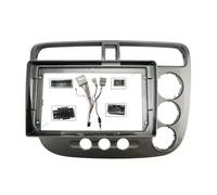 Car Radio Fascia For CIVIC 2000-2006 9 Inch 2 Din Android MP5 Fascia Car DVD Frame Audio Fitting Adaptor Dash Trim Kits Car Stereo Audio Fascia Frame(Frame cord RHD B)