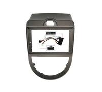 Car Radio Fascia For KIA For Soul 2010-2013 9 INCH Car CD DVD Radio Audio Screen Multimedia Video Player Navigation Cable Harness Frame Car Stereo Audio Fascia Frame(Frame an cord-A)