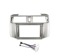 Car Radio Fascia For TOYOTA 4 Runner For 4runner 2014-2019 Auto Stereo Audio Player DVD Panel Dash Kit Frame 9INCH 2 Din Car Stereo Audio Fascia Frame(Frame an cord)