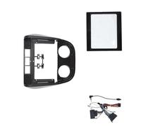 Car Radio Fascia Frame 9inch Fascia Stereo Panel Mounting Head Unit Canbus Cable Trim Bezel, For VW, For SpaceFox 2003-2009 Frame Set(Frame Set)