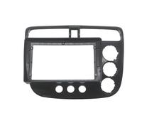 Car Radio Fascia Set Car Radio Frame Kit For Civic 2001 2002 2003 2004 2005 2006 Auto Stereo Center Console Holder Fascia Trim Bezel