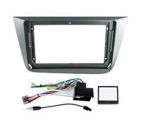 Car Radio Fascia Set Multimedia Radio Frame Kit 9-inch For Dashboard Single Cable Canbus Panel Bezel Complete Set For Seat For Altea 2004-2015