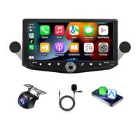 Car Radio for Dodge Ram 1500 2500 3500 2009 2010 2011 2012, 10.88'' Touchscreen Wireless CarPlay Android Auto Stereo Upgraded with Bluetooth GPS Navigation DSP WiFi SWC FM Camera Phone Holder USB Port