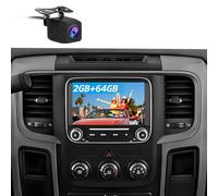 Car Radio for Dodge RAM 1500 2500 3500 2013 2014 2015 2016 2017 2018,7 inch Screen Android 13 [2GB+64GB] with Carplay/Android Auto SWC GPS WiFi Bluetooth FM RDS AM DSP,Backup Camera