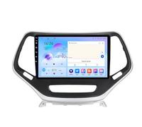 Car Radio for Jeep Cherokee 5 KL 2014-2018, 9 inch Android 15 Touch Screen Double DIN Car Stereo, Carplay/Android Auto/EQ Audio/SWC/Bluetooth/FM SWC/Backup Camera(H4 6G+128G)