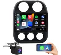 Car Radio for Jeep Compass (2010-2016),Android 13 2GB+64GB Head Unit for Ram, 10 inch Touch Screen Wireless CarPlay/Android Auto Bluetooth WiFi,SWC, FM, AM, Backup Camera