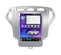 Car Radio for Mondeo MK4 2007-2010 Android 15 Stereo with 9.7 Inch Touch Screen Support 5G WIFI Wireless CarPlay Android Auto GPS Navigation Bluetooth USB DSP SWC Rear Camera FM Radio,Silver,TS5