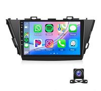 Car Radio For Toyo-ta Prius Plus V Alpha 2012-2017,9 Inch Touch Screen Car Stereo With Wireless Carplay/Android Auto/1080P/DSP EQ Audio/Bluetooth/Wi-Fi/GPS/Mirror Link+ Backup Cam(Size:L100,Color:LHD)