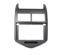 Car Radio Frame Car Frame Fascia Adapter Radio Head Unit Panel 9 INCH For Chevrolet For Aveo 2 For Sonic T300 2011-2015 FHCBUTAE(Frame-grey)
