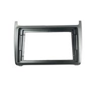 Car Radio Frame Fascia Panel Car Radio Fascias Frame/Fit For Volkswagen VW Polo 2011-2018 9 inch Stereo Panel Wiring Harness Power Cable Adapter Canbus Decoder(Only Frame-3)