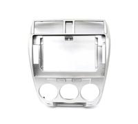 Car Radio Frame For City 2008-2013 10 Inch Android Dash Kit Car Radio Mounting Frame In-Dash Mounting Frames(Silver Frame)