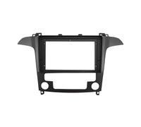 Car Radio Frame For Ford For S-MAX 2006 2007 2008 2009 2010 2011 2012 2013 2014 2015 9 Inch Car Frame Fascia Adapter Radio Dash Fitting Panel Kit(AUTO AC)