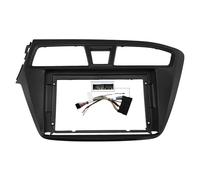 Car Radio Frame For HYUNDAI I20 2014-2018 9 Inch Screen Radio Fascias Panel Frame 2 Din Headuint Car Stereo(Frame cable-LHD)