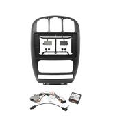 Car Radio Frame Installation Kit 10.1 Inch 25.654cm 2 Din For Chrysler For Grand For Voyager For Dodge For Caravan 2006-2012 Radio Frame CanBus Panel Dashboard Mount Kit(Frame Cable Canbus)